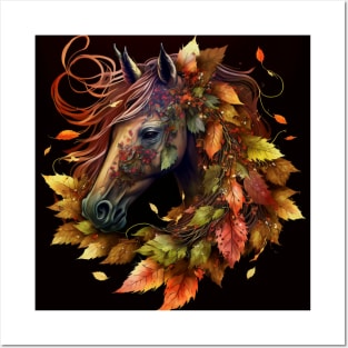 Autumn Horse Posters and Art